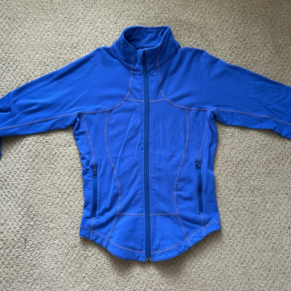 Lululemon Blue Full-Zip Define Jacket